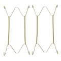 4 PCS Expandable Metal Wall Plate Display Rack for Decorative Plates. 
