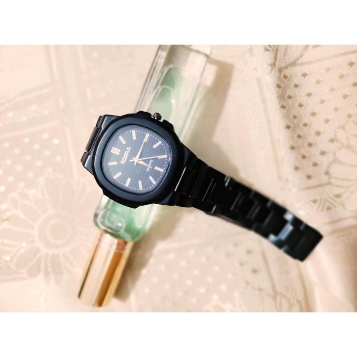 Matt Black Fashionable Chain watch for Men