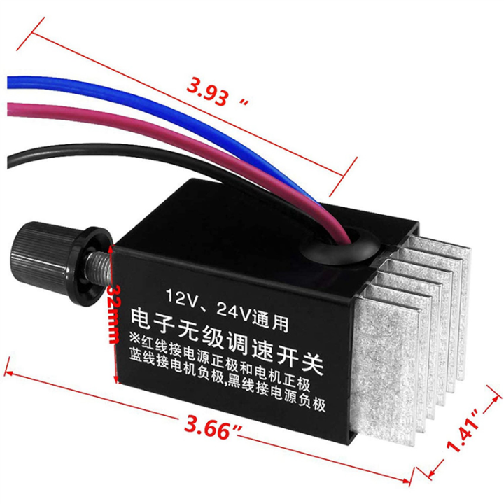 2Pc%20Motor%20Speed%20Regulator%20DC%2012V/24V%2010%20A%20Motor%20Speed%20Controller%20Switch%20for%20Car%20Truck%20Fan%20Heater%20Control%20-%20Image%202
