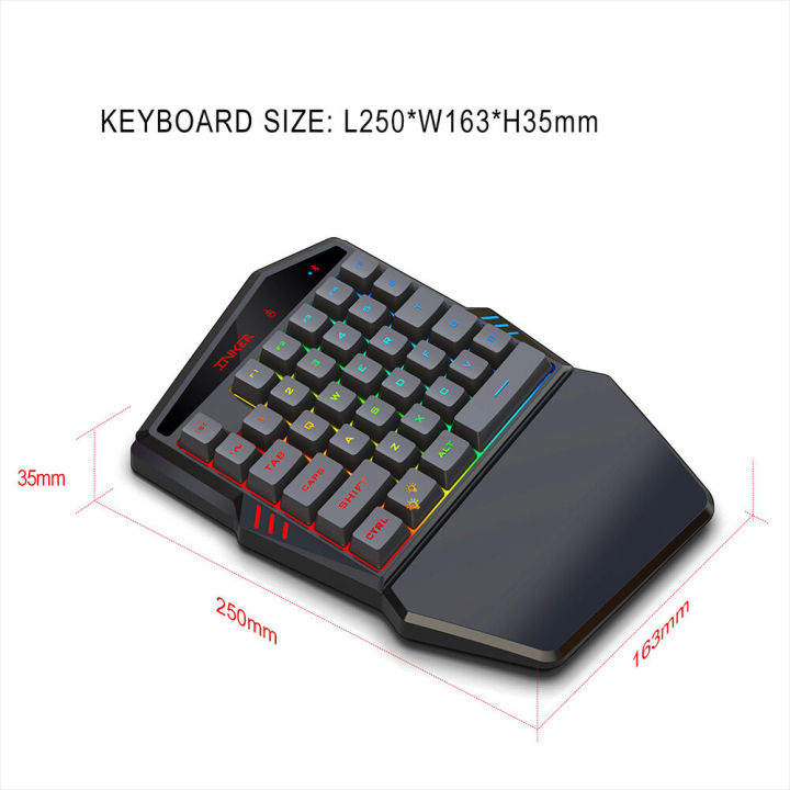 HXSJ%20K88%20BT%204.2%20Keyboard%20Mouse%20Combo%20%2035-Key%20Keyboard%20Wired%20Gaming%20Mouse%203200DPI%207%20Buttons%20L-ED%20Optical%20Computer%20Mouse%20Mice%20-%20Image%207