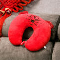 Stuffed Toys Creative Plush Toy Pillow Cartoon Animal Cute U-Shaped Pillow Office Waist Doll U-Shaped Neck Pillow Wholesale.
