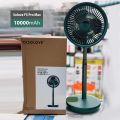 Xiaomi Solove F5 Pro Max 10,000mAh Oscillation Extendable Desk Fan Rechargeable Oscillation Telescopic. 