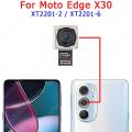 Front Back View Rear Camera Module For Motorola Moto Edge 20 Lite Pro Plus X30 Selfie Camera Replacement Flex Cable.