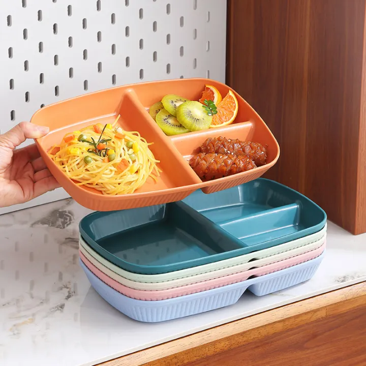 %E3%80%90Exclusive%20Offer%E3%80%91%20Divided%20Dish%20Diet%20Reusable%20Dinner%20Plate%20Kitchen%20Dinnerware%20Portion%20Plates%20For%20Adults%203%20Compartments%20Microwave%20Safe%20-%20Image%203