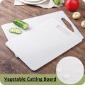 Vagetable Chopping Board Medium Plastic Cutting Board- White. 