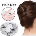 10Pcs Black Invisible Nylon Hairnets Simple High Elastic Hair Net Invisible Soft Nurse Flight Attendant Hair Mesh. 