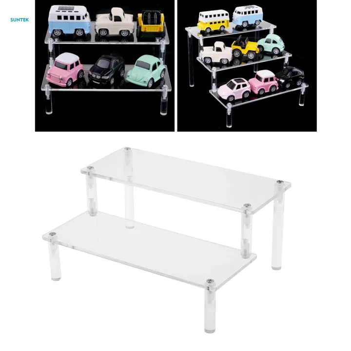 2Pcs%20Tier%20Acrylic%20Rack%20Perfume%20Makeup%20Organizer%20Risers%20Shelves%20Showcase%20-%20Image%202