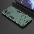 lthmy for OnePlus 10R Cover Shockproof Hard Case Full Protection Back Cover Punk Casing with Kickstand. 