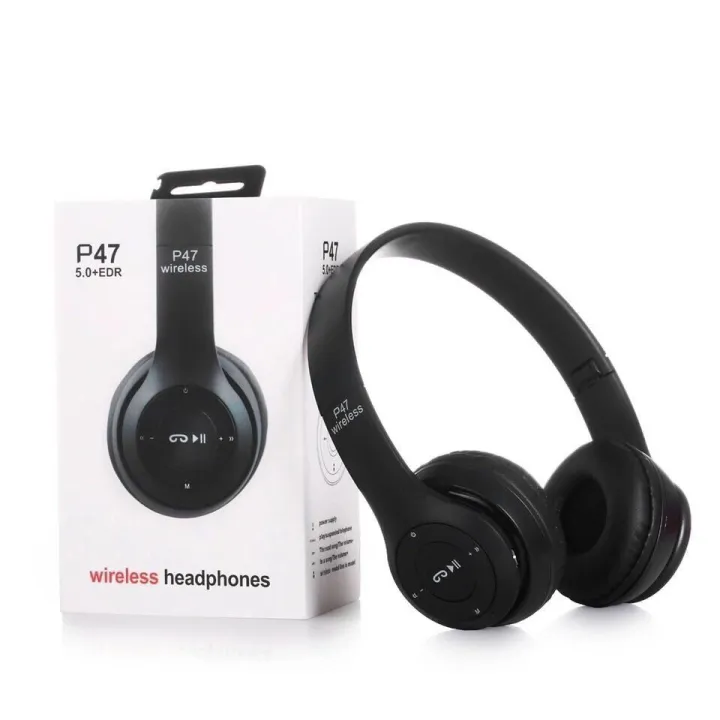 P47%20Wireless%20Bluetooth%20Over-Ear%20Headphones%20Foldable%20Bluetooth%20Stereo%20Headset%20Multi-Functional%20Wireless%20Headphones%20-%20Image%204