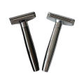 Whityle Adjustable Safety Razor Double Edge Shaving Razor With Auxiliary Rolling Axis For Man 10 pcs Blades Inside.