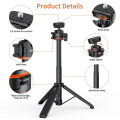 VRIG TP-06 Camera Tripod Stand, Mini Tabletop Selfie Stick Tripod with Cold Shoe, Travel Tripod for iPhone 12 Canon G7X Mark III Sony ZV-1 RX100 VII A6600 Vlogging Filmmaking. 