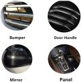 Sticker Black Carbon Fiber (18"×3" )Vinyl Wrap Texture 3D self adhesive DIY Decor Bike ,Motorcycle,Car stickers. 