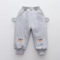 Baby Boy Fleece Cotton Pants Thickened Children Winter Wear Thick Pants Baby Toddler Autumn and Winter Warm Casual Pants Tide. 