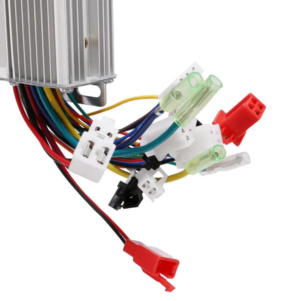 Elektrische Scootercontroller, 36V 16A Aluminium controller, Gevoelige Controle Energiezuinige set voor Elektrische Scooter