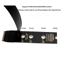 M.2 NVMe PCIE 4.0 to Oculink SFF-8611 SFF-8612 Female Adapter Cable Laptop External Graphics Card Extension Cable.