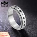 Spinner Rings Thin Women Men Moon Star Sun Ring Stress Relieving Reduce Anxiety.