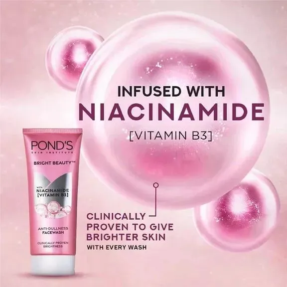 Pond's%20Bright%20Beauty%20with%20Niacinamide%20Vitamin%20B3%20Anti%20Dullness%20Face%20Wash%20100g%20-%20Image%202