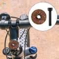 Headset Stem Top Cap Cover Bike Headset Caps for Road Bikes Bicycling Biking Colorful. 