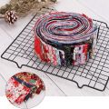 Jelly Roll Fabric Strips for Quilting,40 PCS Roll Cotton Fabric for Sewing with Different Patterns DIY Craft Patchwork. 