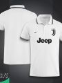 Juventus Short Sleeve Collar Polo Football Jersey For Men - Half Sleeve Collar Polo Juventus t shirt - Juventus Fan Jersey.