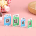 1:6/1:12 Dollhouse Miniature QR Code Payment Code Supermarket Scene Decor Toy MJD. 