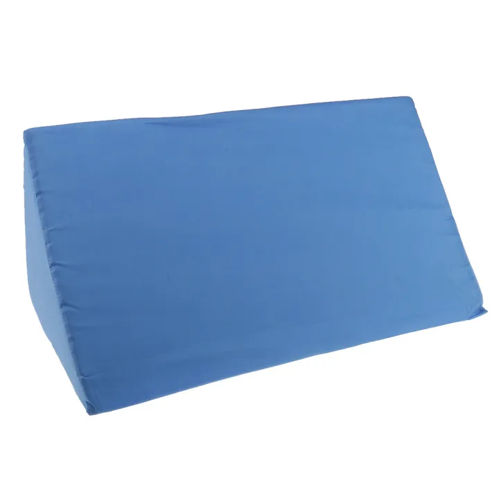 2pcs%20White%20Blue%20Foam%20Bed%20Wedge%20Pillow%20Elevation%20Cushion%20+%20Cover%20Back%20Support%20-%20Image%203
