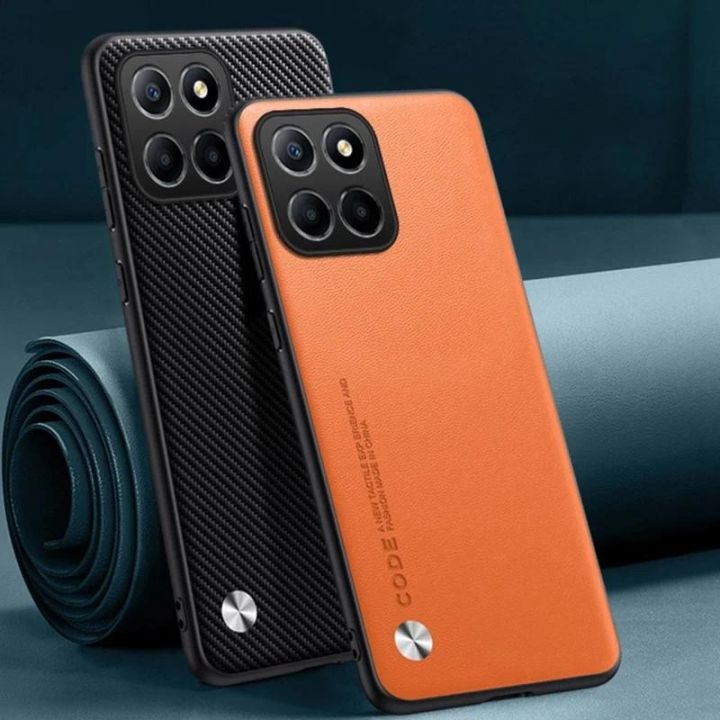 New%20Phone%20case%20Honor%20X8A%20X8%205G%20X6%20X6S%204G%20Carbon%20Fibre%20Leather%20Silicone%20Protection%20Casing%20For%20Honor%20X7A%20X9A%20X7%20X9%20A%20Back%20cover%20-%20Image%202