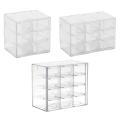 Mini Drawer Organizer Small Organizer with Clear Drawers Large Capacity Bead. 