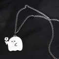 Cute Ghost Little Monster Necklace For Lover Couple Necklaces Pendant Jewelry Gift.
