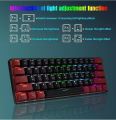 JEDEL KL69 RGB OEM 61KEYS Wired Mechanical Gaming Blue Switch Keyboard. 