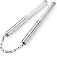 Stainless Steel Stick with Body Exercise (Size: 10.5 +10.5 = 21 inch Weight: 410 Gram).