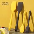 Kitchen Silicone Cream Butter Cake Spatula Scraper Cake Cream Scraper Nonstick Butter Spatula Brush Mixer Cake Baking Tools. 