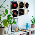 【On Sale】 Vinyl Record Floating Shelves 6 Pack, Record Shelf for Display, Vinyl Record Display Holder A.