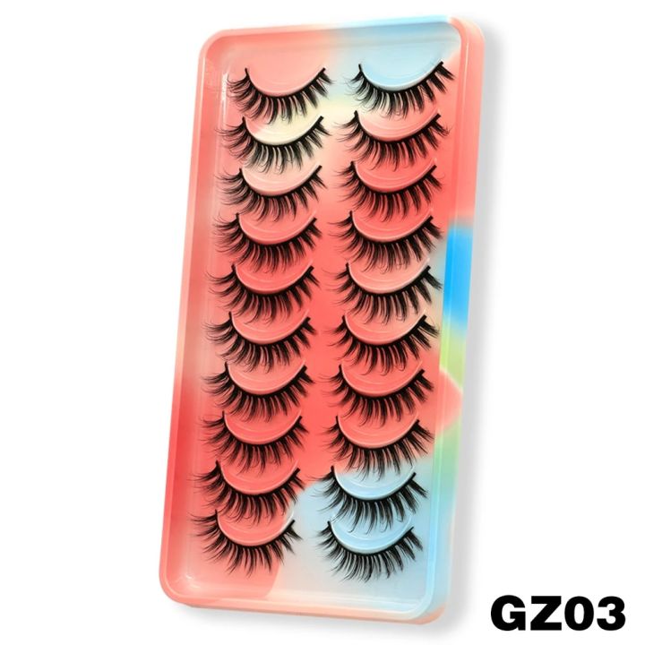 GROINNEYA%20Eyelashes%203D%20Mink%20Lashes%20Fluffy%20Soft%20Wispy%20Natural%20Cross%20Eyelash%20Extension%20Reusable%20Lashes%20Mink%20False%20Eyelashes%20Makeup%20-%20Image%207