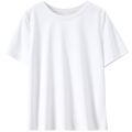 Street Fashion Women's T-shirt White Classic Daisy 3D Pattern Printing T-shirt Top O-neck Ladies Youth Commuter All-match Top. 