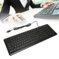 Ergonomic Keyboard, Large Bold Letters Plug and Play 104 Keys USB Wired Large Print Keyboard for Elderly for Desktop. 