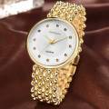Stainless Steel Female Clock Ladies Fashion Casual Quartz Watch Women Watches-3221. 