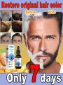 White hair killer, remove gray hair and restore natural hair color in 7 days. 