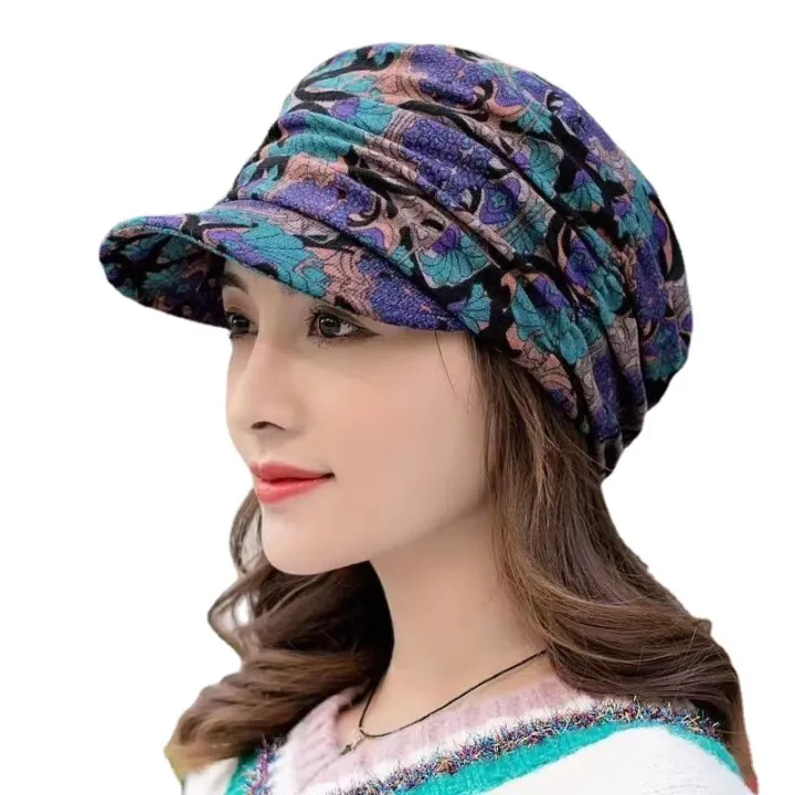 New%20Cool%20Women%20Warm%20Vintage%20Floral%20Caps%20Hat%20Female%20Autumn%20Winter%20Lady%20Baseball%20Cap%20Hat%20For%20Women%20Dropshipping%20-%20Image%204