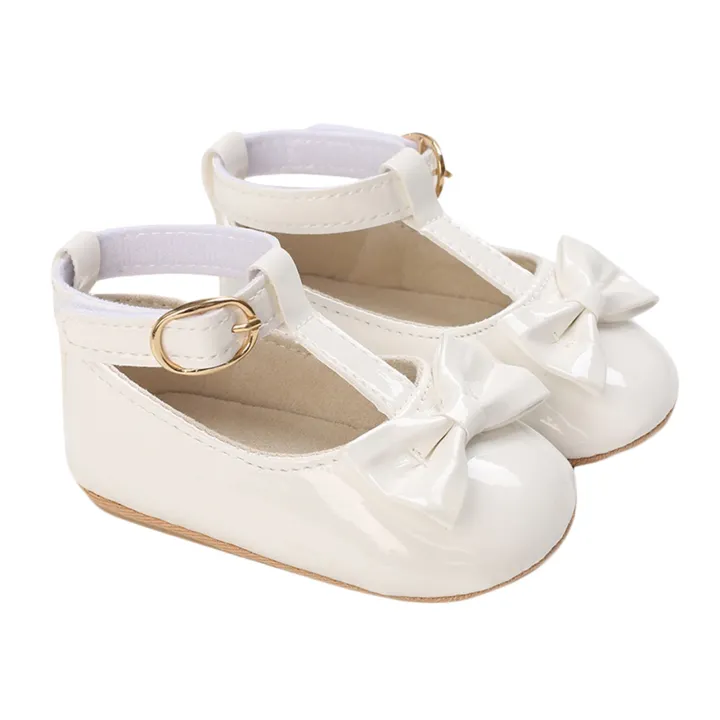Newborn%20Anti-slip%20Shoes,%20Baby%20Girls%20Hollow-out%20Solid%20Color%20First%20Walking%20Shoes%20with%20Bow%20-%20Image%202