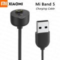 Charger Cable For Xiaomi Mi Band 5 USB Charging Cable For Mi Band 5 Portable Magnetic Charging Docks. 