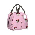 【hot】 Disney Mickey Mouse Lunch Bag Cartoon Minnie Mouse Large Capacity Waterproof Thermal Insulation Bag Children Food Storage Box.
