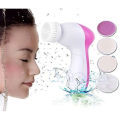 Electric Facial Cleaner 5 IN 1 Face Cleansing Brush Wash Machine Spa Skin Care Massager Blackhead Cleaning Facial Cleanser Tools. 