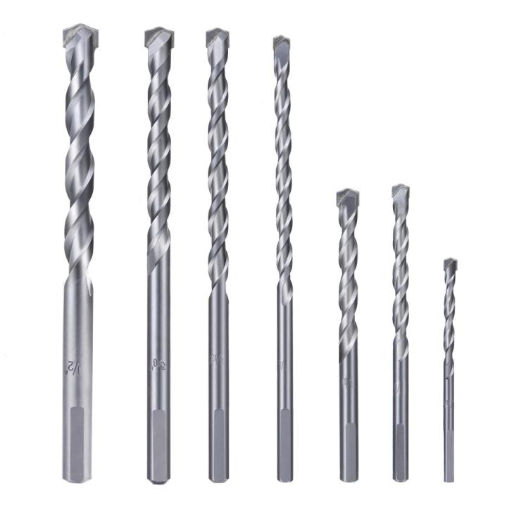 MK23 7PCS Cement Masonry Drill Bit Set with Sandblasting Surface Treatment