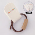 50PCS Hair Clip Half Folded Card Hair Accessories Cardboard Display Card Labels Hair Rope Packaging Hanging Tag Cardboard Label Luyo.