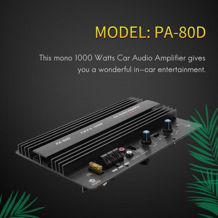12V%201000W%20Mono%20Car%20Audio%20Power%20Amplifier%20Powerful%20Bass%20Amp%20PA80D%20-%20Image%203