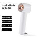 Portable Fan Mini Handheld Fan Unique Design Portable Personal Hand Fan USB Rechargeable with Powerful Turbo Wind Hook design. 
