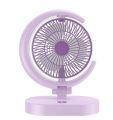 Xiaomi Mijia New Electric Fan Folding Desk Lamp Fan 3 Gears Wind Speed and Lights USB Rechargeable Portable Fans 1200mAh.