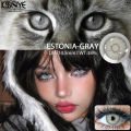 New Estonia Gray Color Contact Lens With Regular Kit Box For Men and Women. 1 Pair Color Contact Lens For Eye Makeup and Cosmetics.New Fashion Eye Exclusive Estonia Series. #estonia.