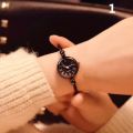 Small Gold Bangle Bracelet Watch Stainless Steel Retro Ladies Quartz Wristwatches Fashion Casual Thin Chain Watches. 